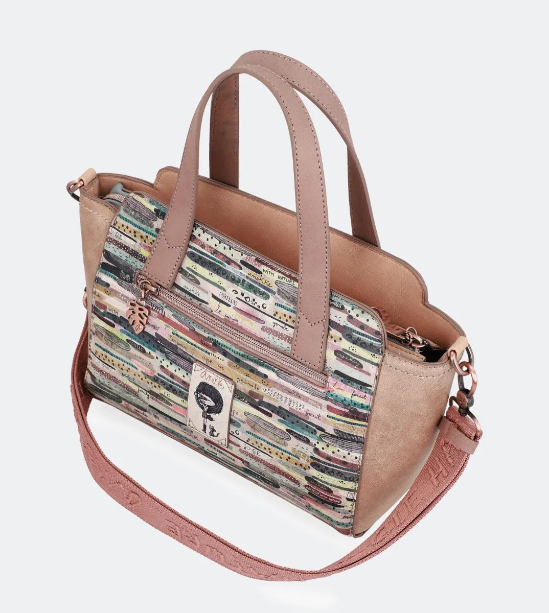 Forest printed bowling bag