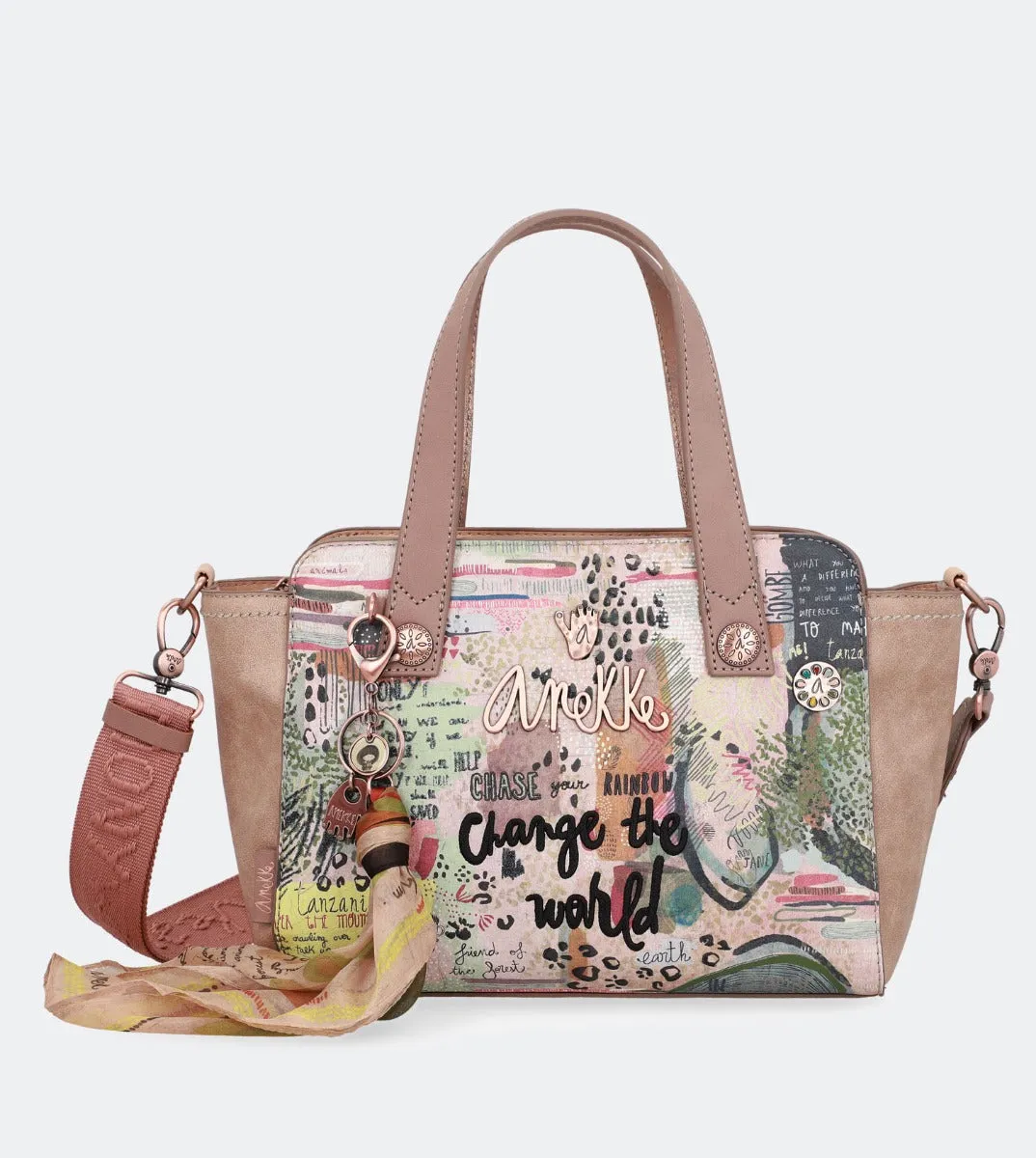 Forest printed bowling bag