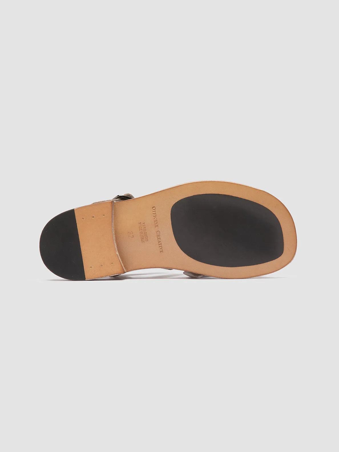 GANEMA 105 - Beige Suede Sandals