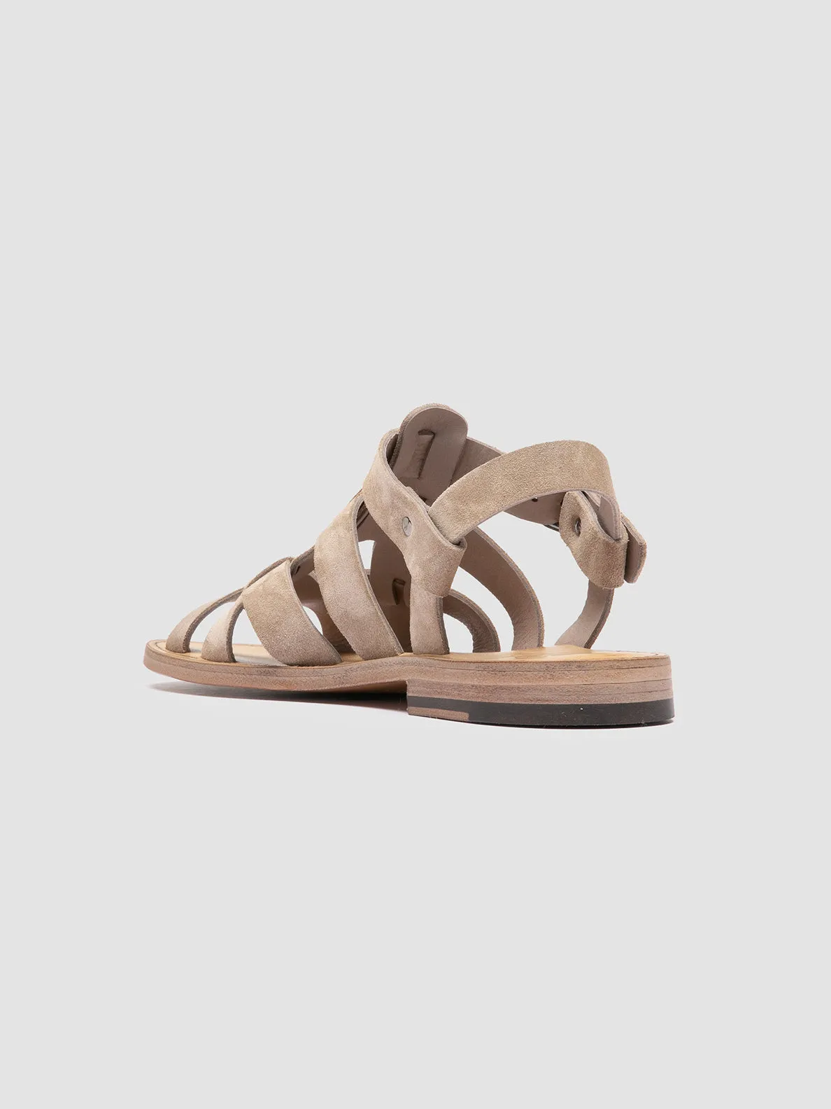 GANEMA 105 - Beige Suede Sandals