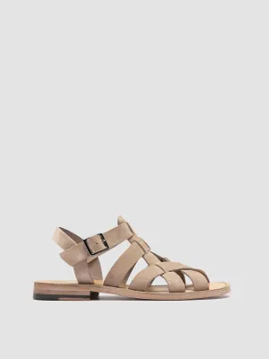 GANEMA 105 - Beige Suede Sandals