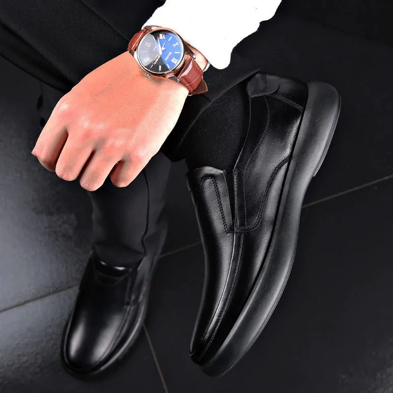 Genuine Microfiber Leather Anti-Slip Shoes