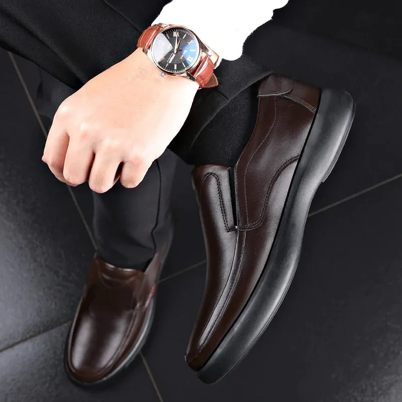 Genuine Microfiber Leather Anti-Slip Shoes