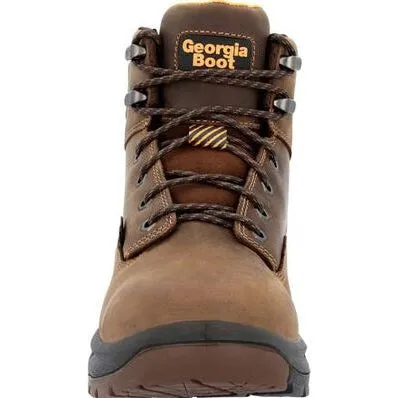 Georgia Men's Boot Ot 6" Waterproof Slip Resistant Work Boot -Brown- GB00521