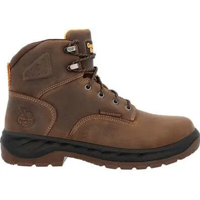 Georgia Men's Boot Ot 6" Waterproof Slip Resistant Work Boot -Brown- GB00521