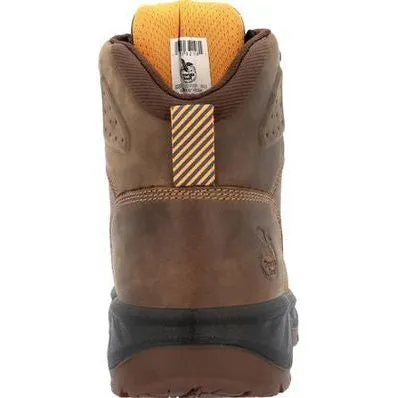 Georgia Men's Boot Ot 6" Waterproof Slip Resistant Work Boot -Brown- GB00521