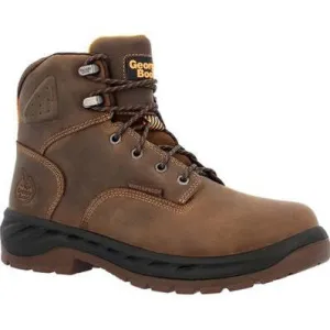 Georgia Men's Boot Ot 6" Waterproof Slip Resistant Work Boot -Brown- GB00521