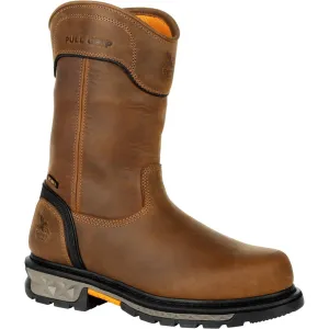 Georgia Men's Carbo-Tec LTX 11" Comp Toe Waterproof Pull-On Work Boot- GB00394