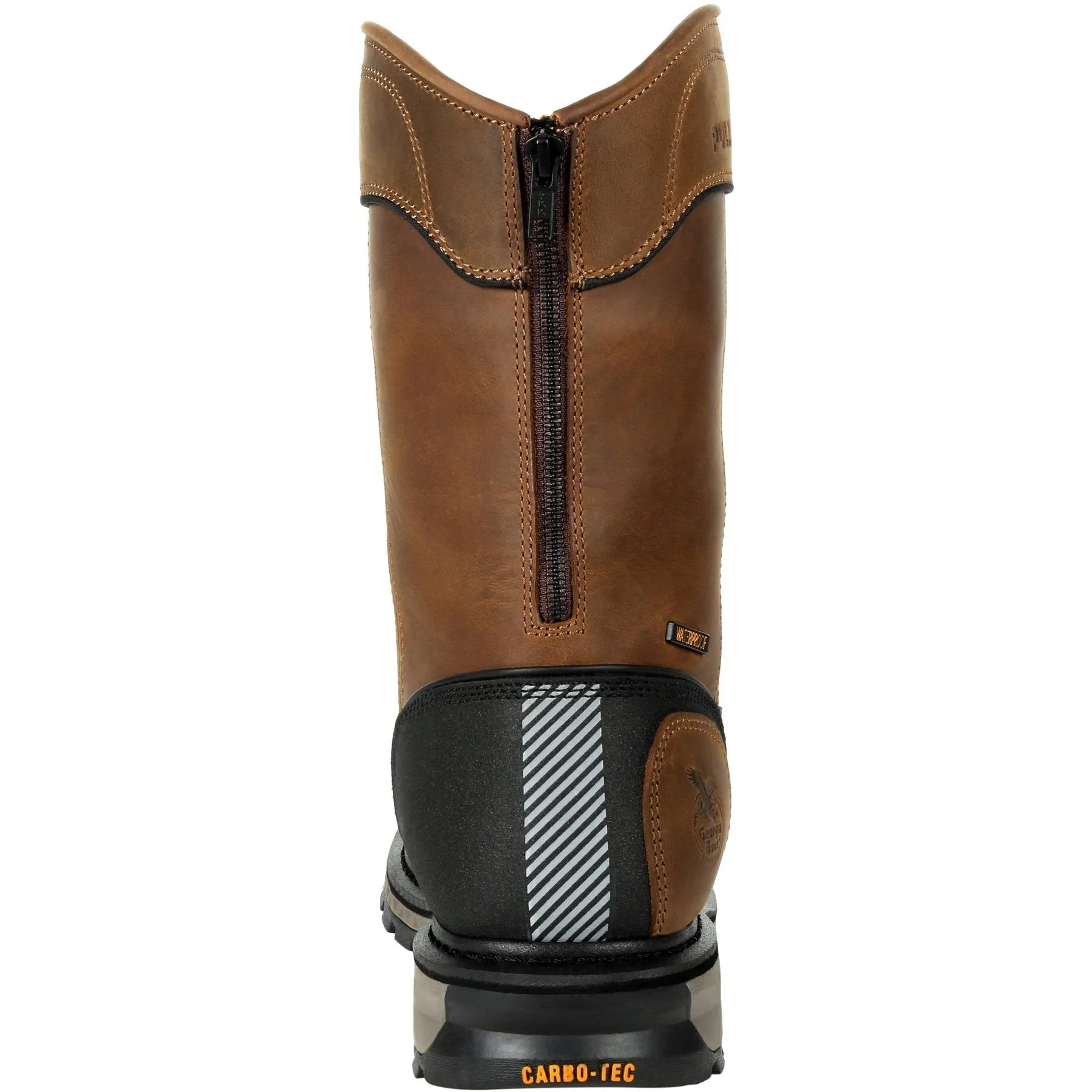 Georgia Men's Carbo-Tec LTX 11" Comp Toe Waterproof Pull-On Work Boot- GB00394