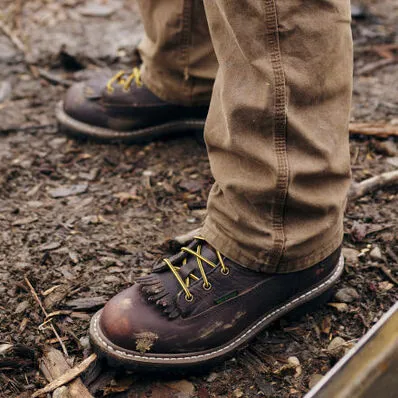 Georgia Men's Logger 8" Steel Toe Waterproof Lace-To-Toe Work Boot- Chocolate- G103