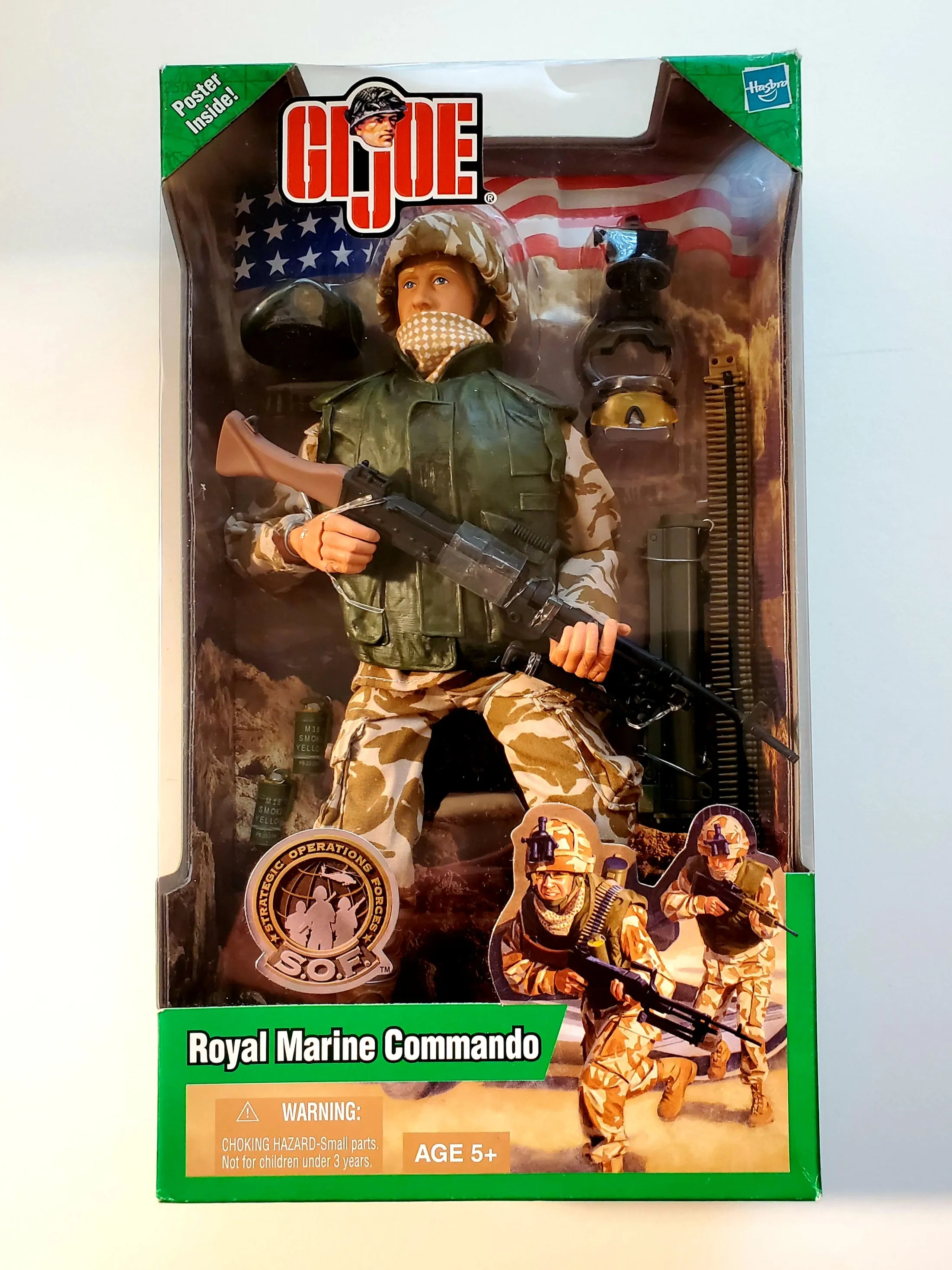 G.I. Joe Strategic Operations Forces Royal Marine Commando 12-Inch Action Figure (2002)