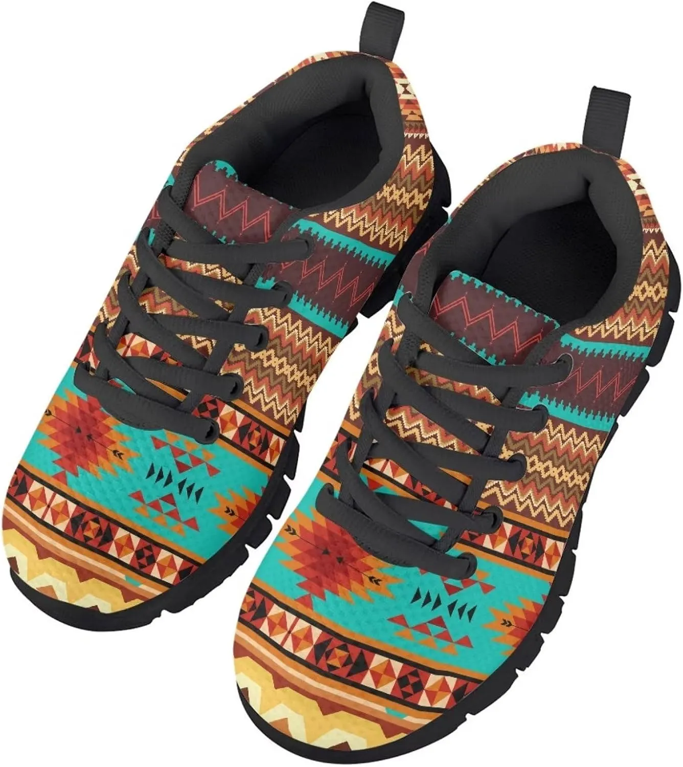 GIFTPUZZ Unisex-Child Athletic Running Shoes Breathable Lightweight Shoes for Hiking Walking Sports Travel Jogging