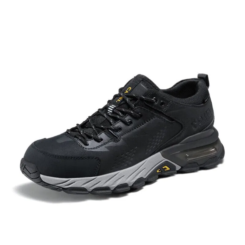 Golden breathable hiking shoes men's running shoes wear-resistant winter