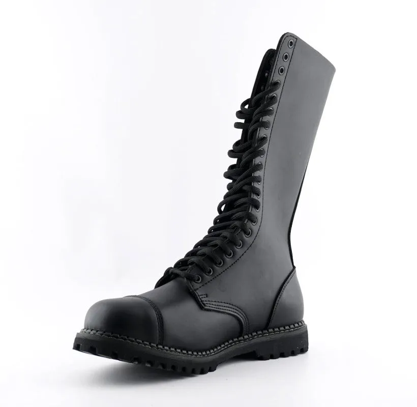 Grinders Mens King CS Steel Toe Cap Boots - Black