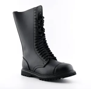Grinders Mens King CS Steel Toe Cap Boots - Black