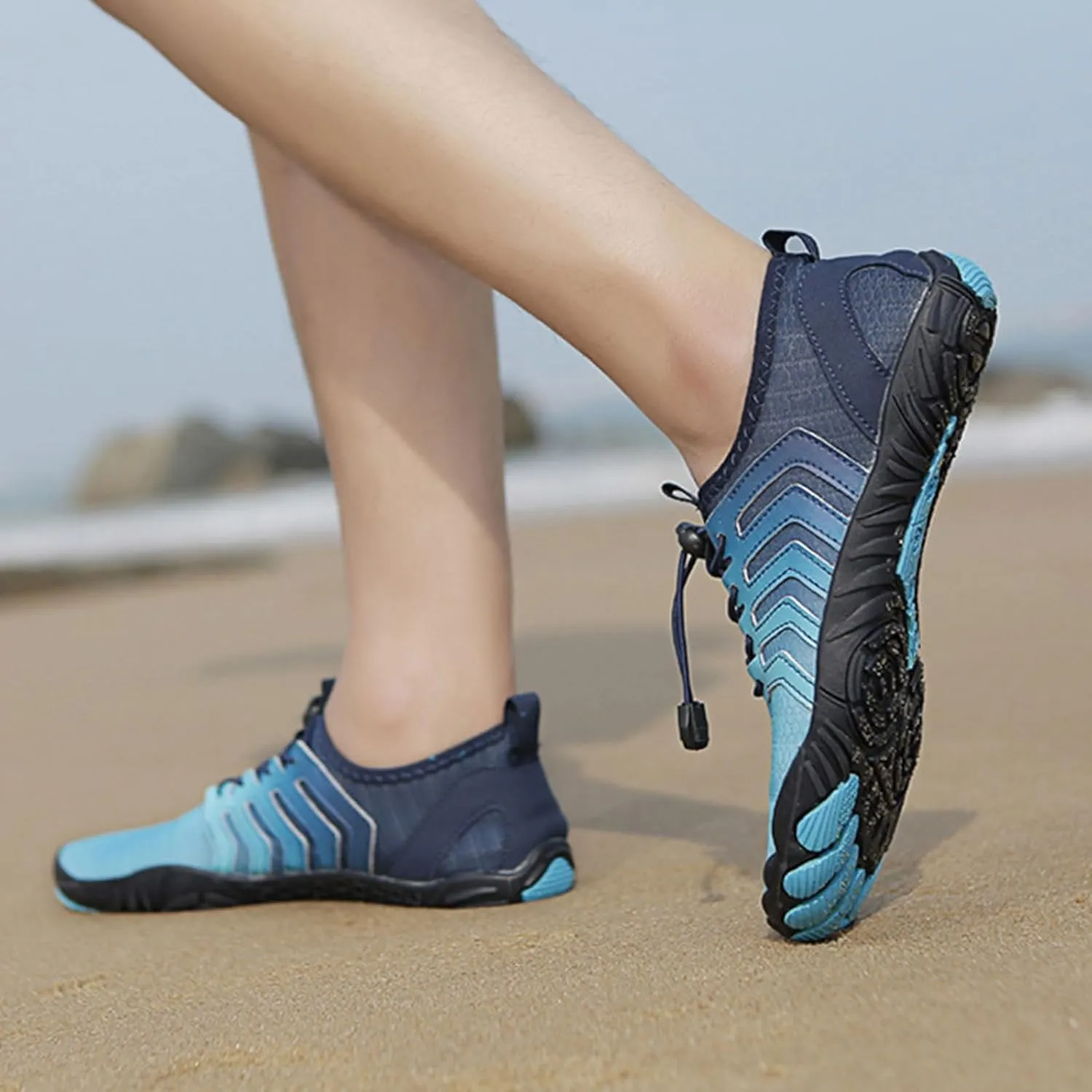 Grounded Barefoot Footwear for Women Men Hike Walking Shoes Quick Drying Breathable Sneaker Waterproof Non-Slip Shoes Swimming Beach Wide Outdoor Shoe Unisex with Arch Support