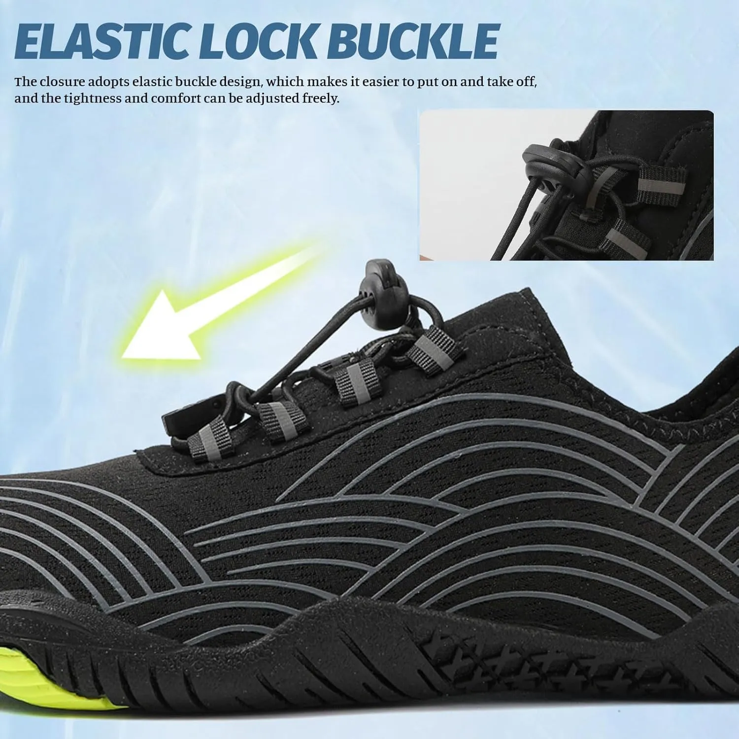Grounded Footwear for Women Men Wide Toe Box Barefoot Grounding Shoes Quick-Dry Water Swim Surf Outdoor Sports Hike Waterproof Trail Running Non-Slip Comfort Shoe Quick Dry Aqua Pool Beach