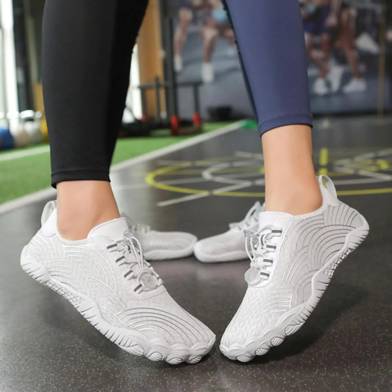 Grounded Footwear for Women Men Wide Toe Box Barefoot Grounding Shoes Quick-Dry Water Swim Surf Outdoor Sports Hike Waterproof Trail Running Non-Slip Comfort Shoe Quick Dry Aqua Pool Beach