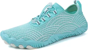 Grounded Footwear for Women Men Wide Toe Box Barefoot Grounding Shoes Quick-Dry Water Swim Surf Outdoor Sports Hike Waterproof Trail Running Non-Slip Comfort Shoe Quick Dry Aqua Pool Beach