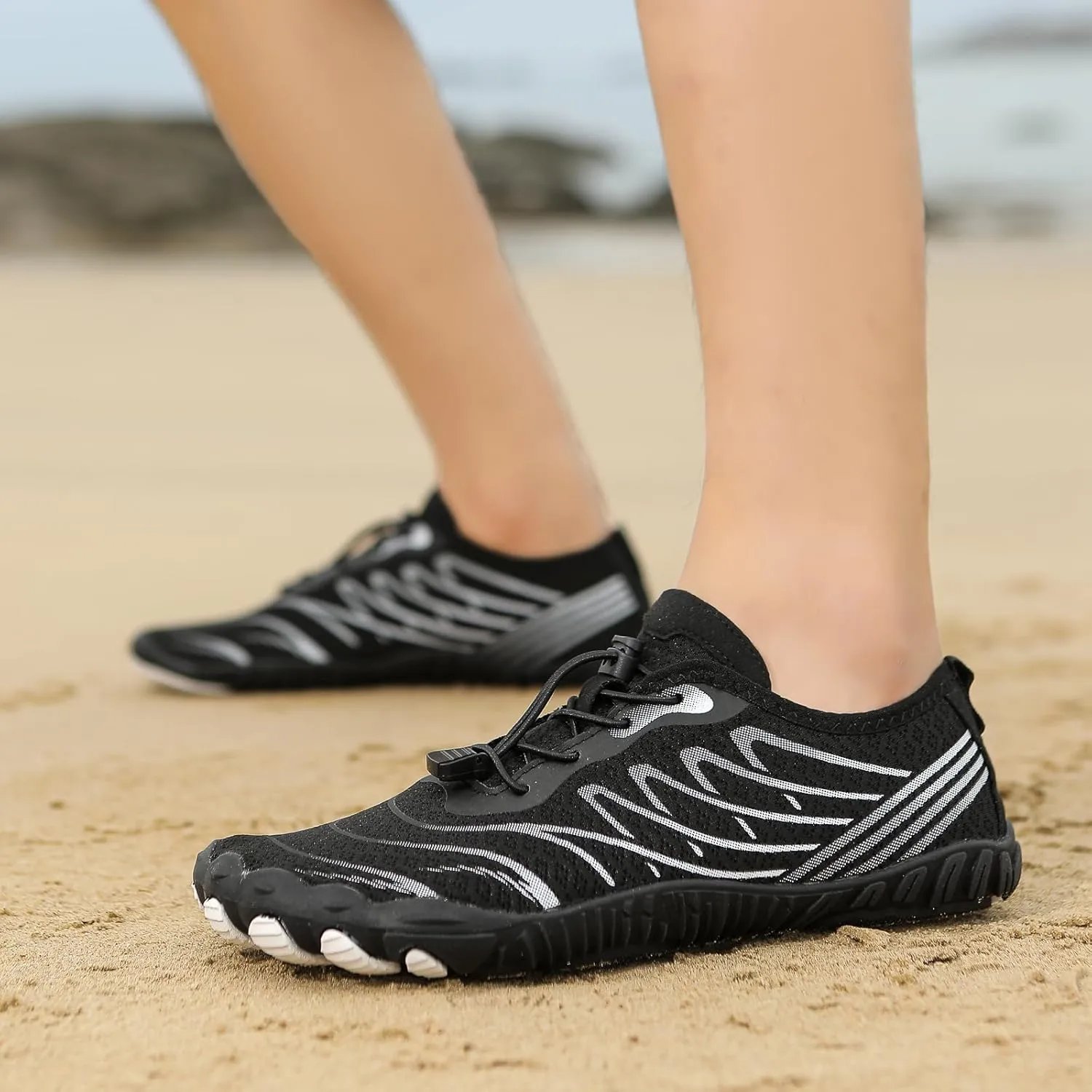 Grounding Shoes with Copper Barefoot Footwear Hike for Womens Mens Soft Trail Running Healthy & Non-Slip Water Beach Aqua Socks Wide Swim Outdoor Anti Slip Pool Hiking Kayaking Diving Surfing