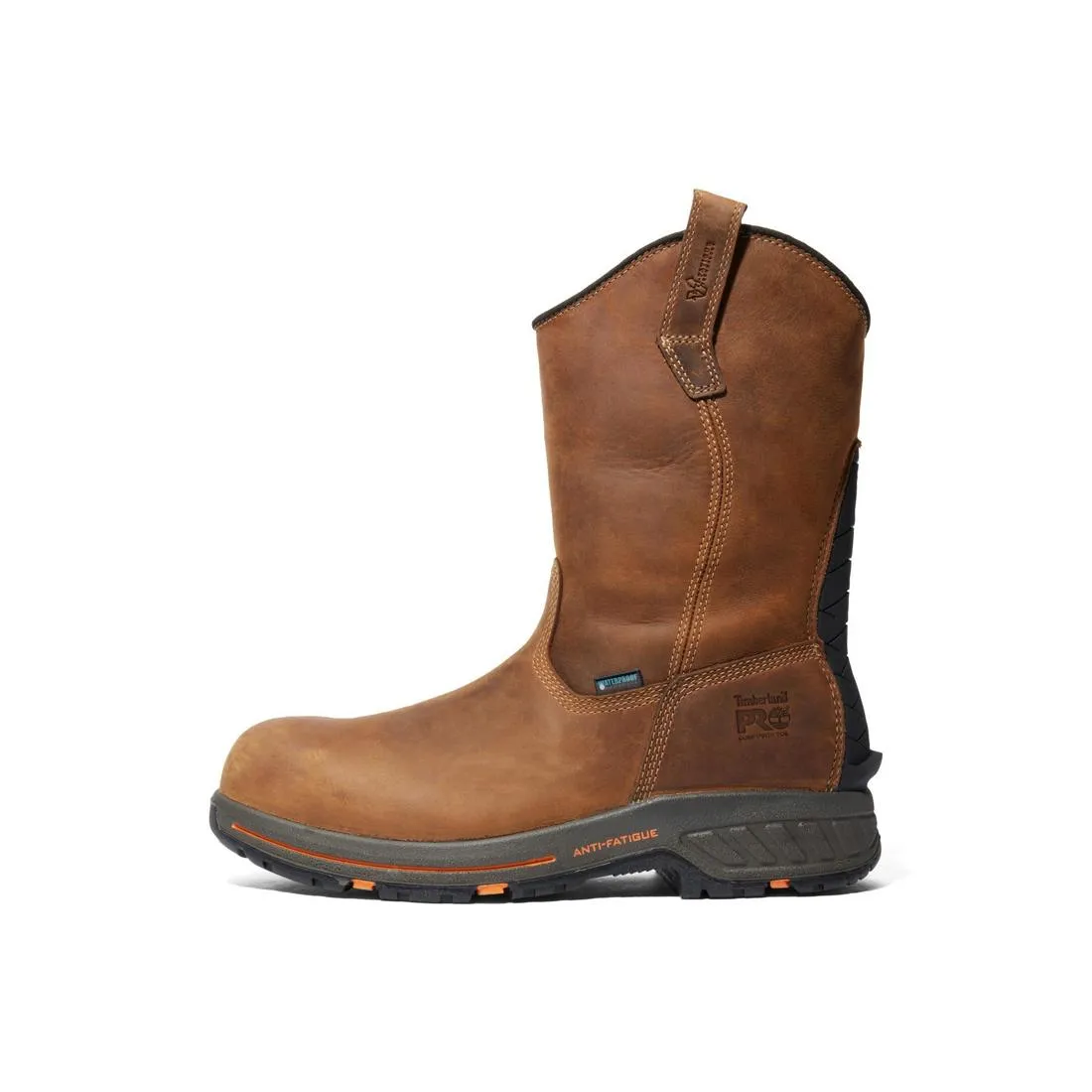 Helix HD Composite-Toe Waterproof Pull-On Work Boot Brown