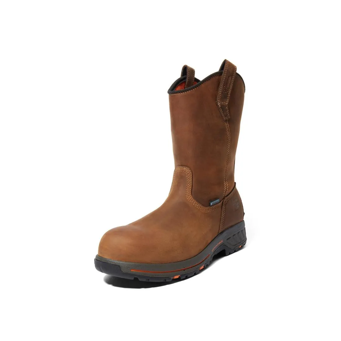 Helix HD Composite-Toe Waterproof Pull-On Work Boot Brown