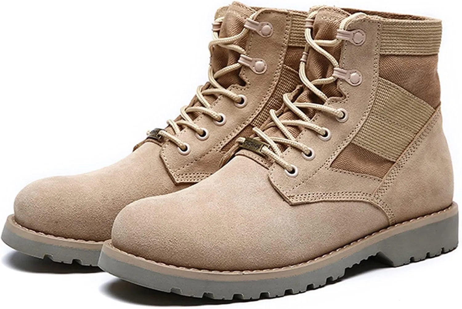 High Rise Hiking Boots, Tactical Combat Boots, Men Waterproof Breathable Desert Walking Short Boots, Unisex Work Shoes Lightweight Hiking Shose