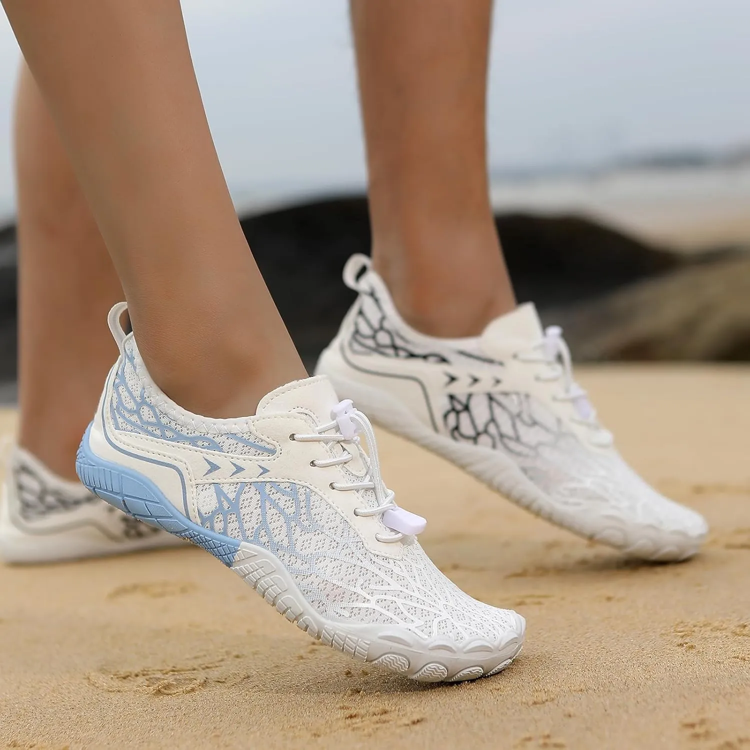 Hike Barefoot Shoes for Women Men Breathable Athletic Footwear Zero Drop Trail Running Shoes with Wide Toe Box