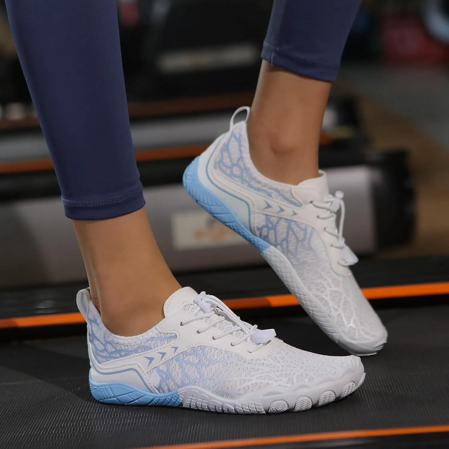 Hike Barefoot Shoes for Women Men Breathable Athletic Footwear Zero Drop Trail Running Shoes with Wide Toe Box