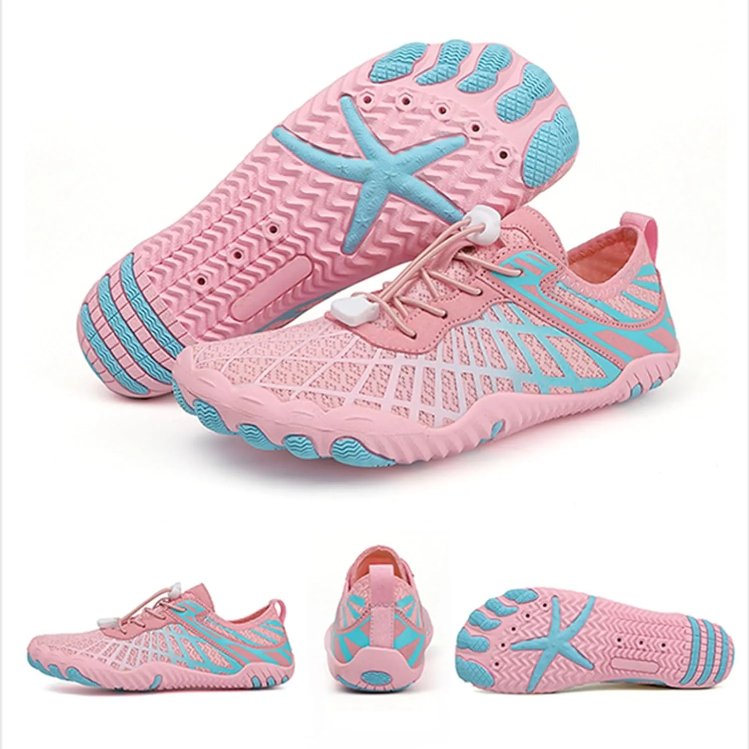 Hike Barefoot Shoes Women Men Healthy & Non-Slip Quick Dry Wide Toe Athletic Footwear Running Hiking Pool Beach Water Shoes Breathable Lightweight Walking Sneakers Unisex