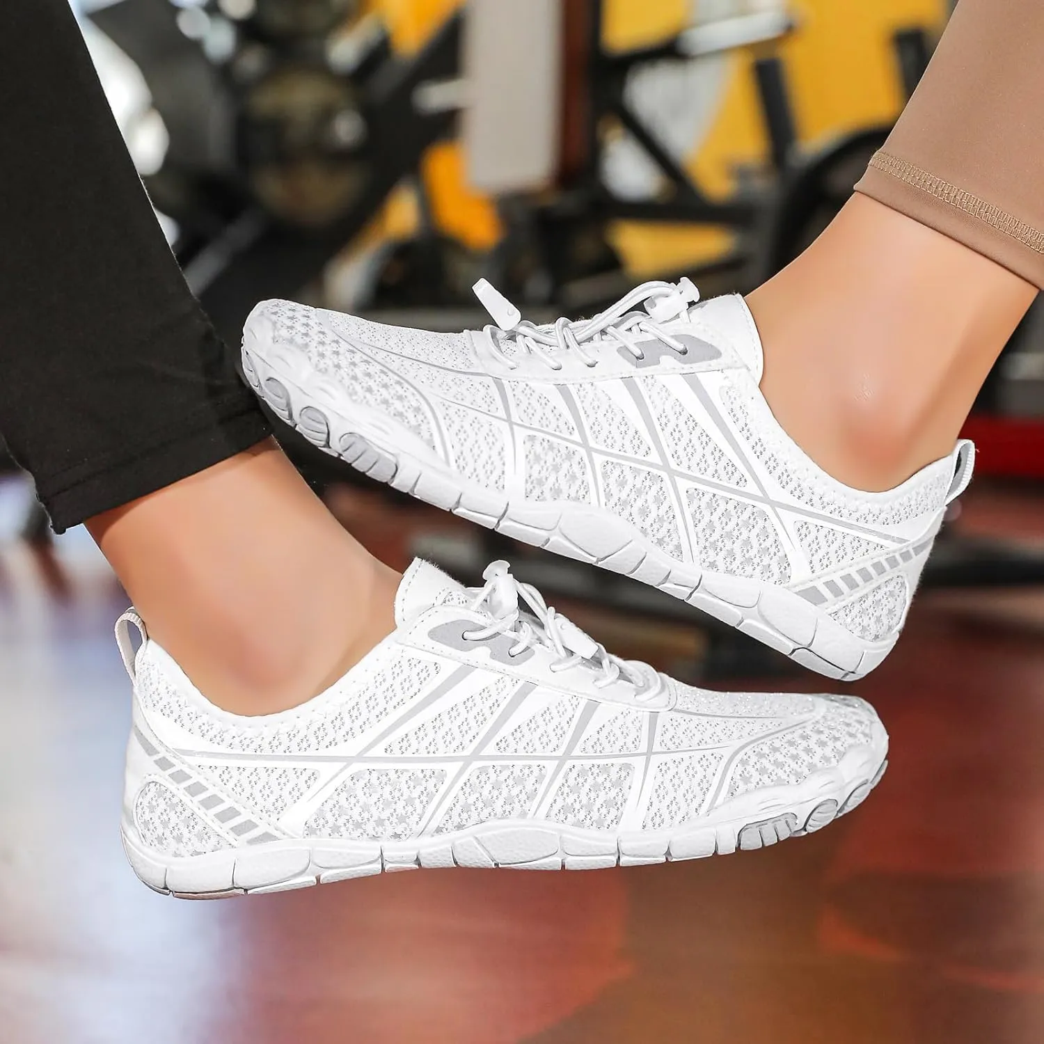 Hike Barefoot Shoes Women Wide Toe Box Grounded Footwear for Men Water Resistant Breathable Non Slip Shoes Minimalist Athletic Walking Running Sneakers Lightweight Hiking Shoe Unisex