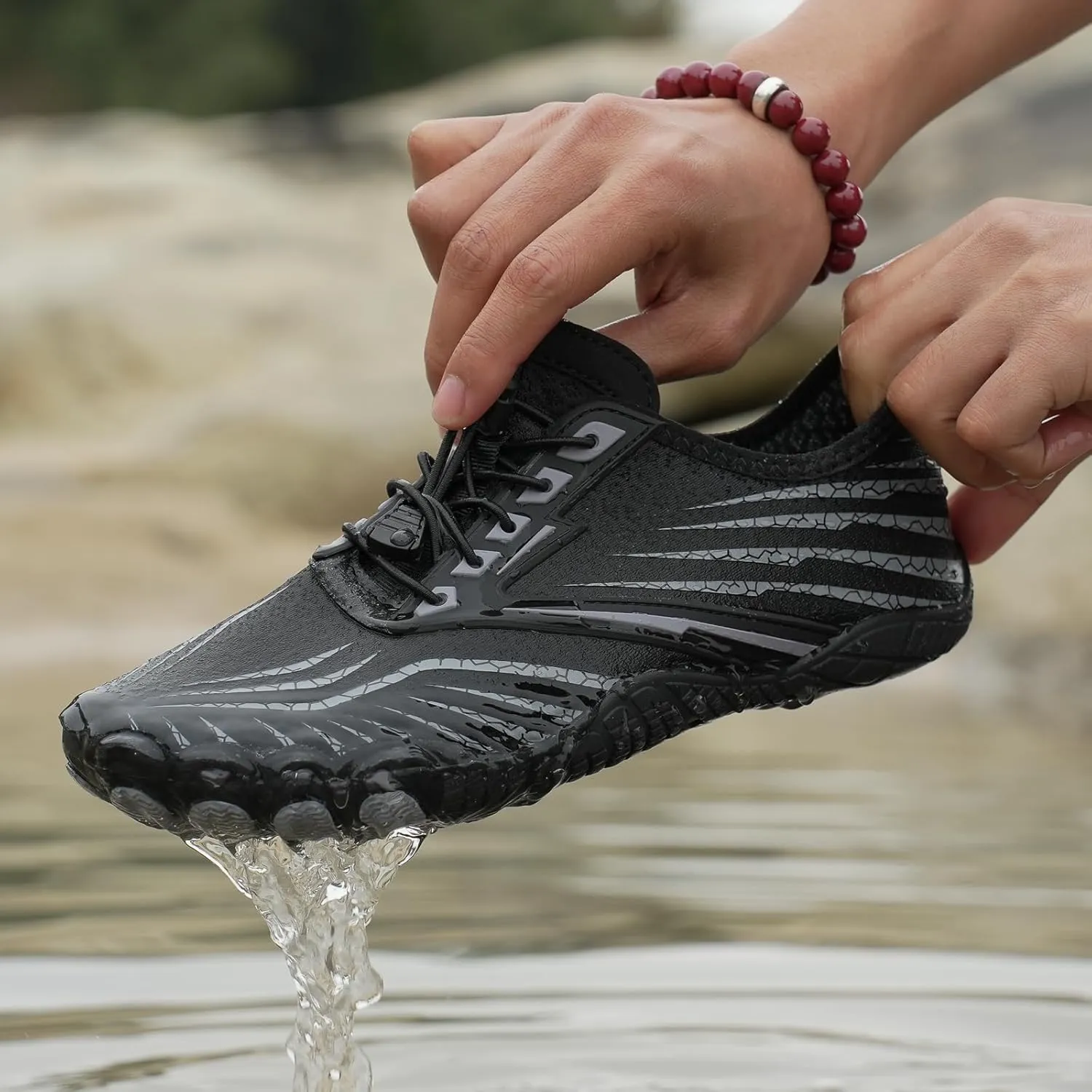 Hike Barefoot Shoes Women Wide Toe Box Grounded Footwear for Men Water Resistant Breathable Non Slip Shoes Minimalist Athletic Walking Running Sneakers Lightweight Hiking Shoe Unisex