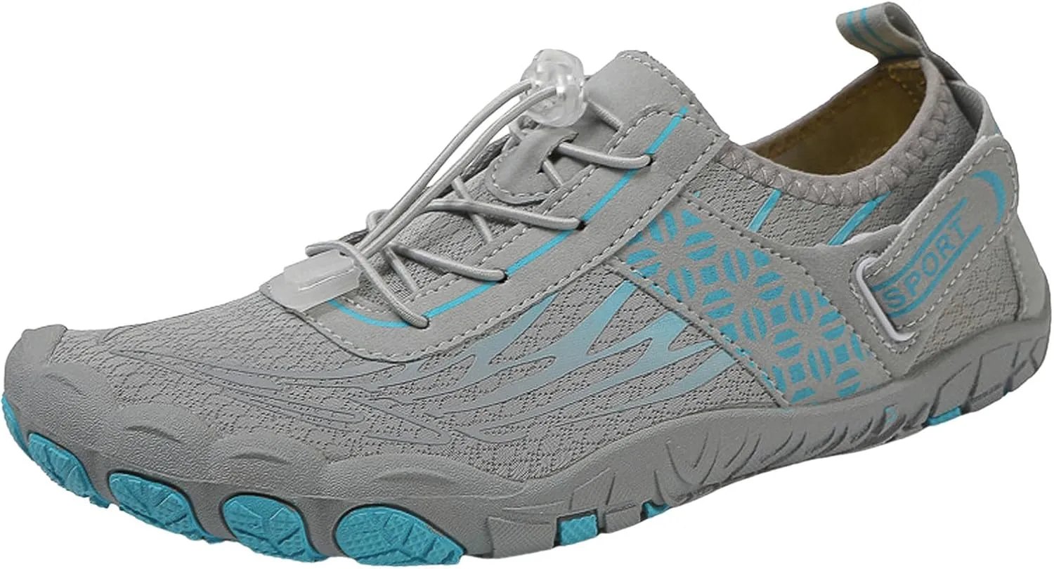 Hike Barefoot Shoes Womens Mens Footwear, Couple Water Shoe Women Men Barefoot Hiking Beach Walking Shoes for Travel, Wide Toe 0 Drop Non Slip Summer Breathable Lightweight Indoor Fitness Shoe