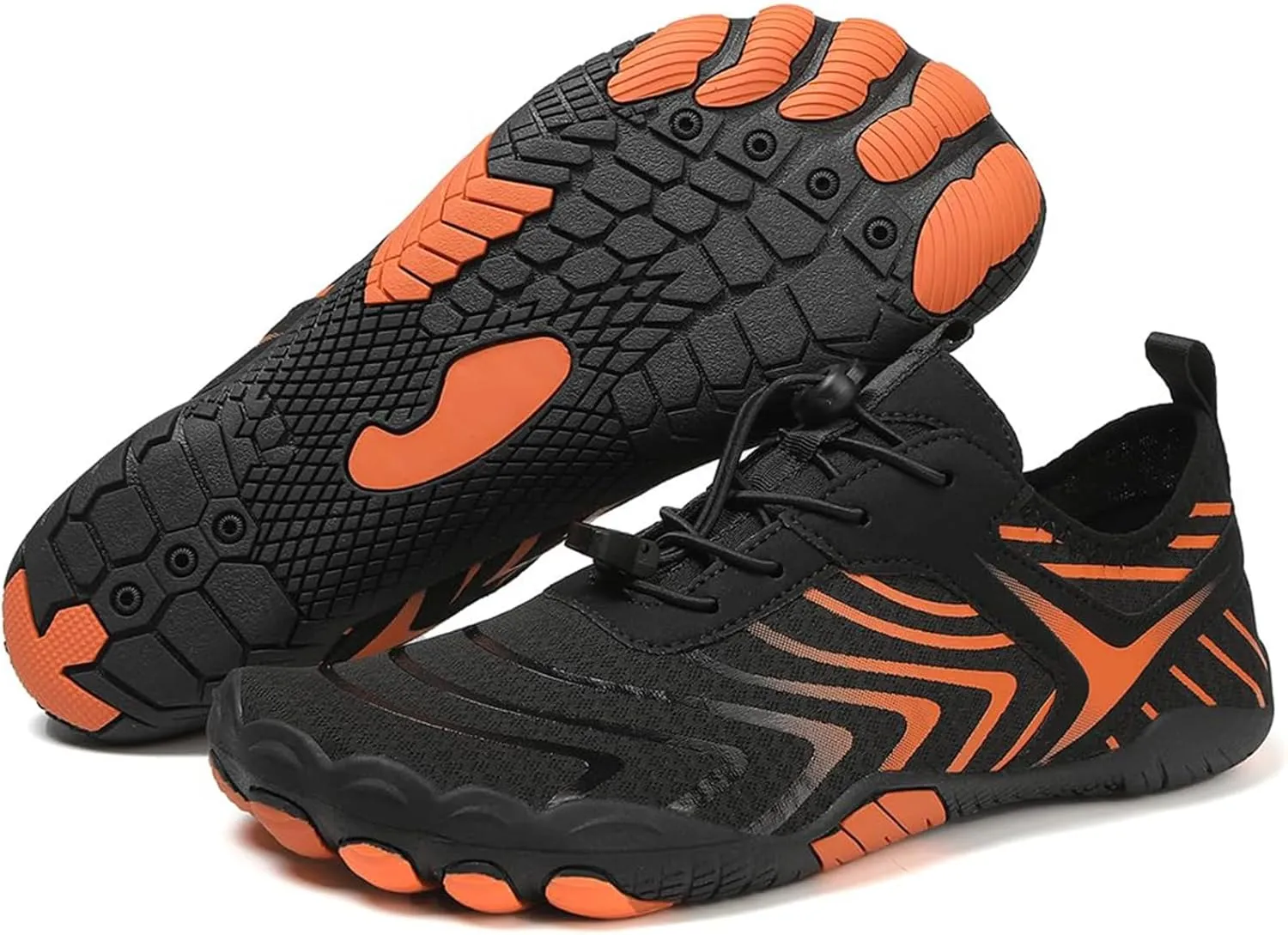 Hike Barefoot Shoes Womens Mens Pro Water Wide Toe Box Non-Slip Breathable Footwear Healthy Unisex Athletic Hiking Neuropathy Grounded Comfort Wear Quick Drying Swim Beach Aqua Sport Diving