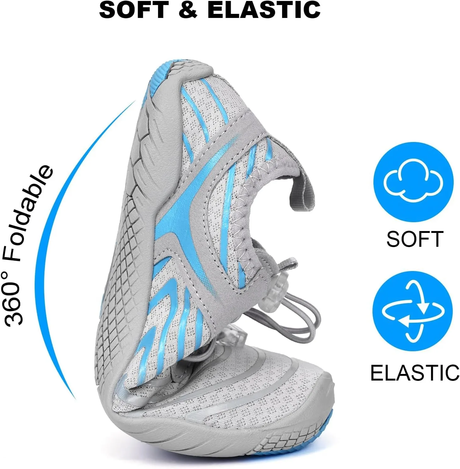 Hike Barefoot Shoes Womens Mens Pro Water Wide Toe Box Non-Slip Breathable Footwear Healthy Unisex Athletic Hiking Neuropathy Grounded Comfort Wear Quick Drying Swim Beach Aqua Sport Diving