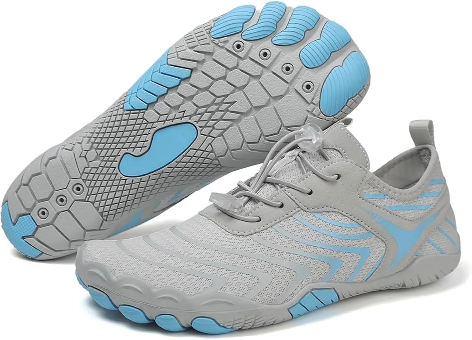 Hike Barefoot Shoes Womens Mens Pro Water Wide Toe Box Non-Slip Breathable Footwear Healthy Unisex Athletic Hiking Neuropathy Grounded Comfort Wear Quick Drying Swim Beach Aqua Sport Diving