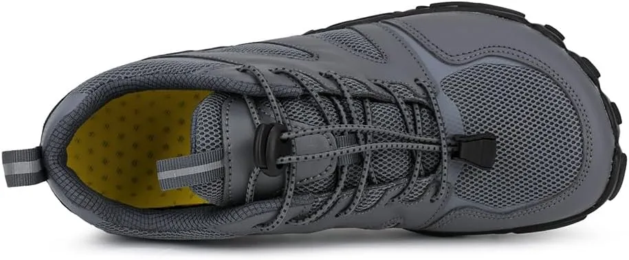 Hike Barefoot Shoes Womens Mens, Thick Barefoot Water Shoes Mens Women Non-Slip & Wide Toe Zero Drop Lightweight Minimalist Footwear for Workout Hiking Trail Running Causl