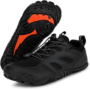 Hike Barefoot Shoes Womens Mens, Thick Barefoot Water Shoes Mens Women Non-Slip & Wide Toe Zero Drop Lightweight Minimalist Footwear for Workout Hiking Trail Running Causl