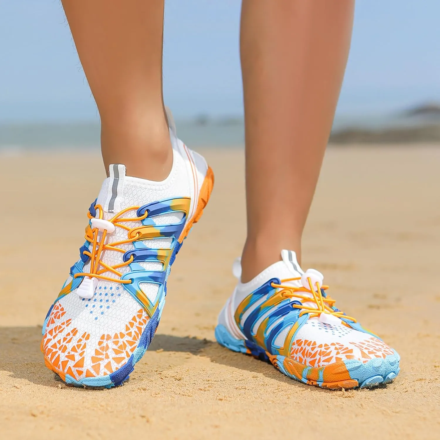 Hike Barefoot Shoes Womens Mens Water Hiking Footwear Healthy Wide Toe Box Non-Slip Outdoor Sports Quick Dry Swim Aqua Beach River Pool Grounding Grounded Soft Sneakers Shoe Diving Boating