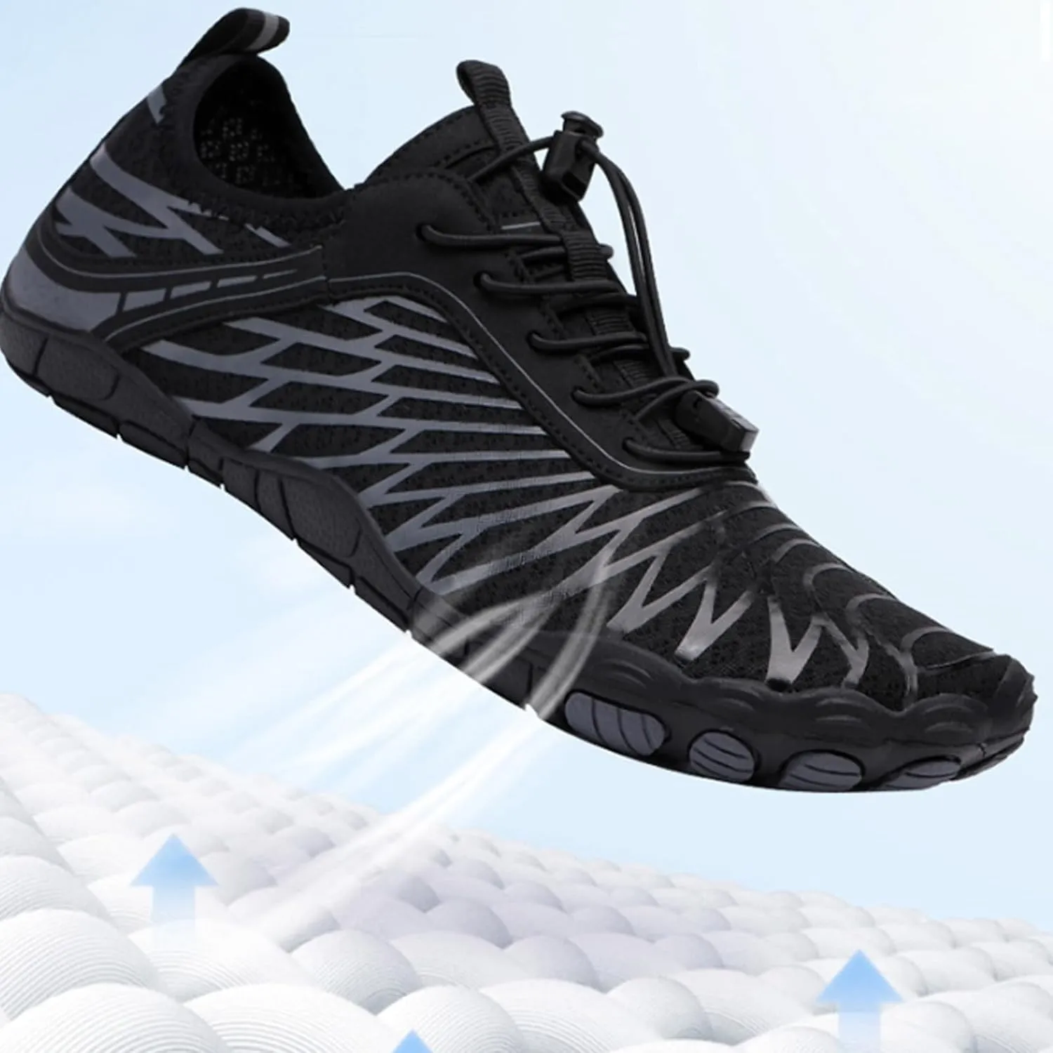 Hiking Barefoot Shoes Wide Toe Water Boots Sneakers Athletic Footwear Trainer for Men/Women Unisex Hike Waterproof Non-Slip 2025 New Comfortable Shoe Box Breathable