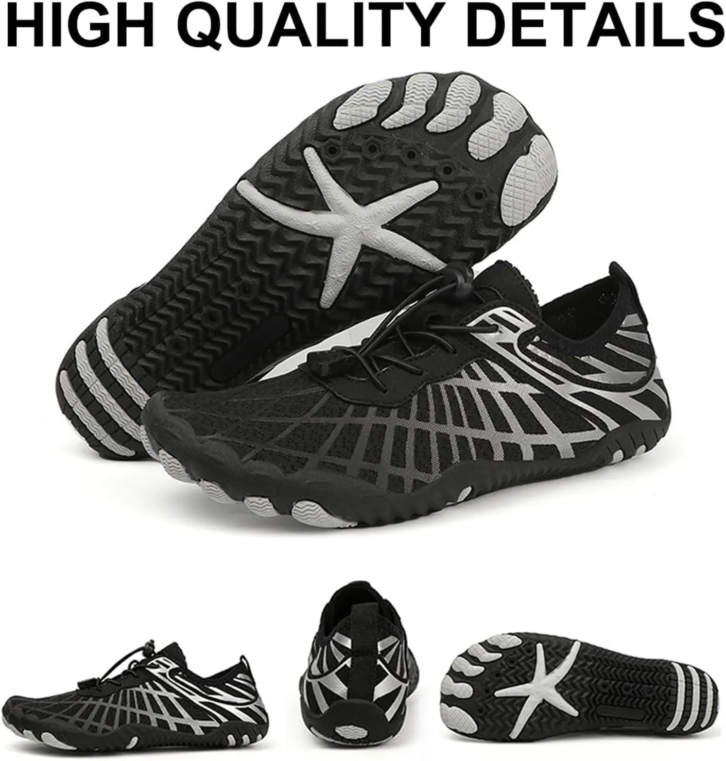 Hiking Footwear Barefoot Shoes Womens Pro-Healthy Non-Slip Water Shoe for Women Men Wide Toe Running Boots Sneakers Unisex Shoes Quick Dry Healthy Non-Slip Baresteps Athletic Men Anti-Slip