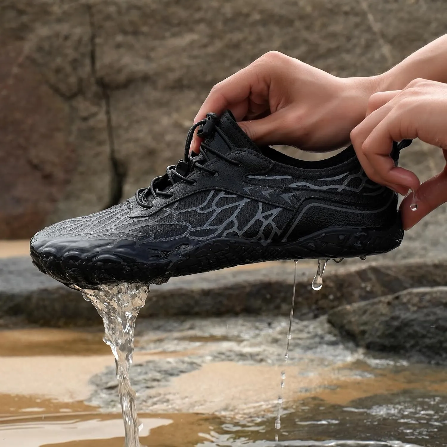 Hiking Footwear Barefoot Womens Shoes Non-Slip Outdoor Unisex Grounded Footwear Barefoot Shoes for Neuropathy Women&Men Water Pro Barefoot Wide Toe Box Sneakers Athletic Quick-Dry Beach Swim Yoga