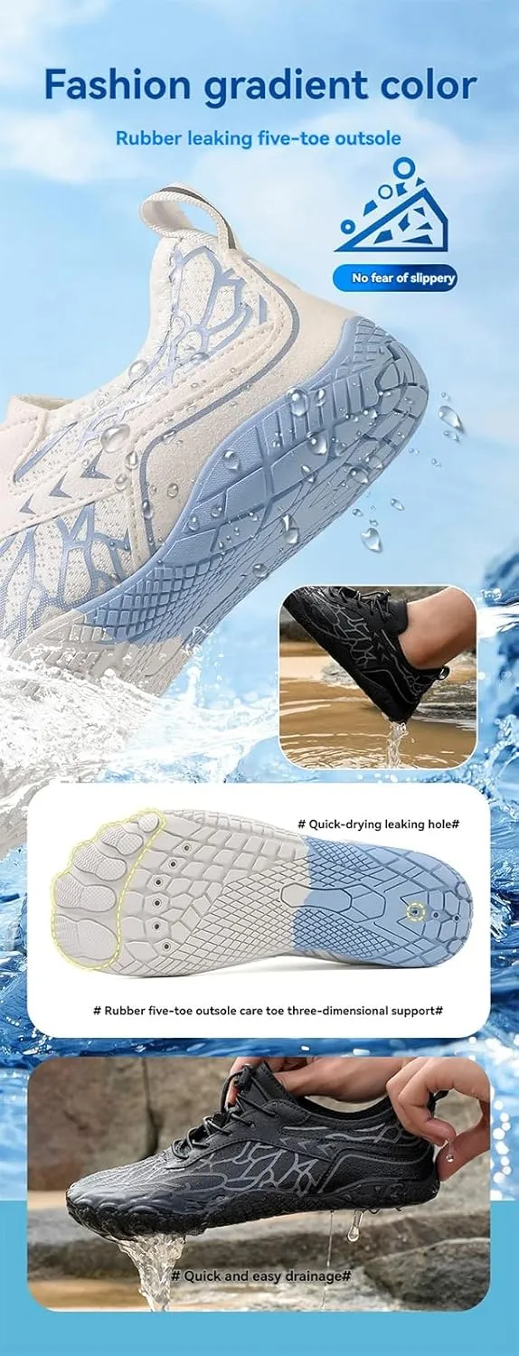 Hiking Footwear Barefoot Womens Shoes Non-Slip Outdoor Unisex Grounded Footwear Barefoot Shoes for Neuropathy Women&Men Water Pro Barefoot Wide Toe Box Sneakers Athletic Quick-Dry Beach Swim Yoga