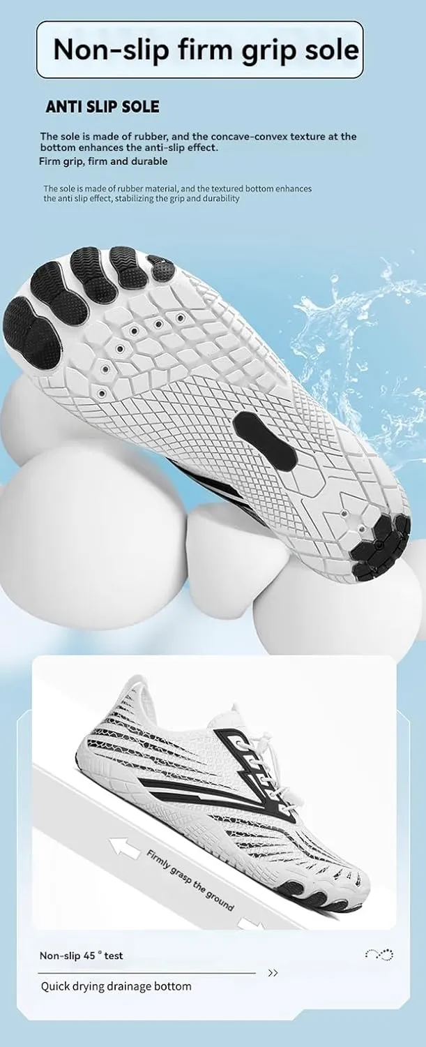 Hiking Footwear Barefoot Womens Shoes Non-Slip Outdoor Unisex Grounded Footwear Barefoot Shoes for Neuropathy Women&Men Water Pro Barefoot Wide Toe Box Sneakers Athletic Quick-Dry Beach Swim Yoga