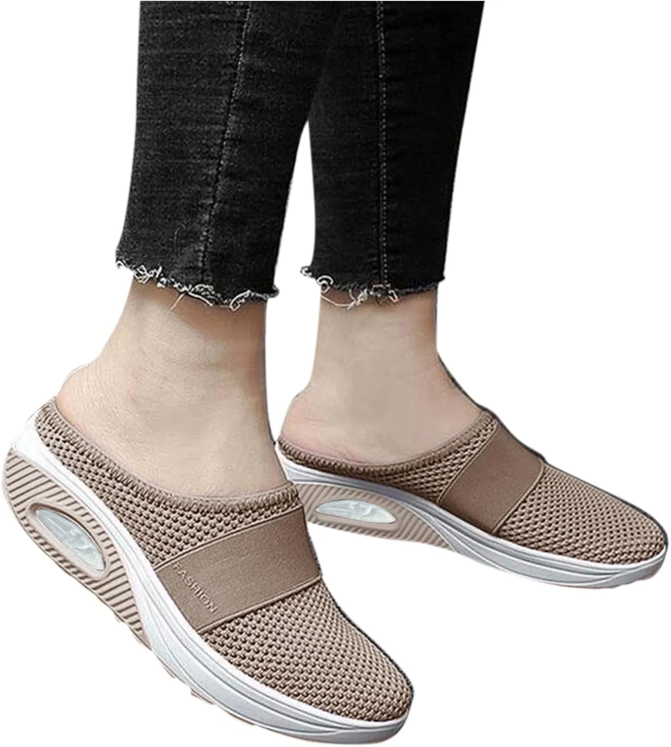 Hiking Sandals for Womens Black Sandals Comfortable Beach Walking Thong Cushion Sandals Slip on Indoor Outdoor