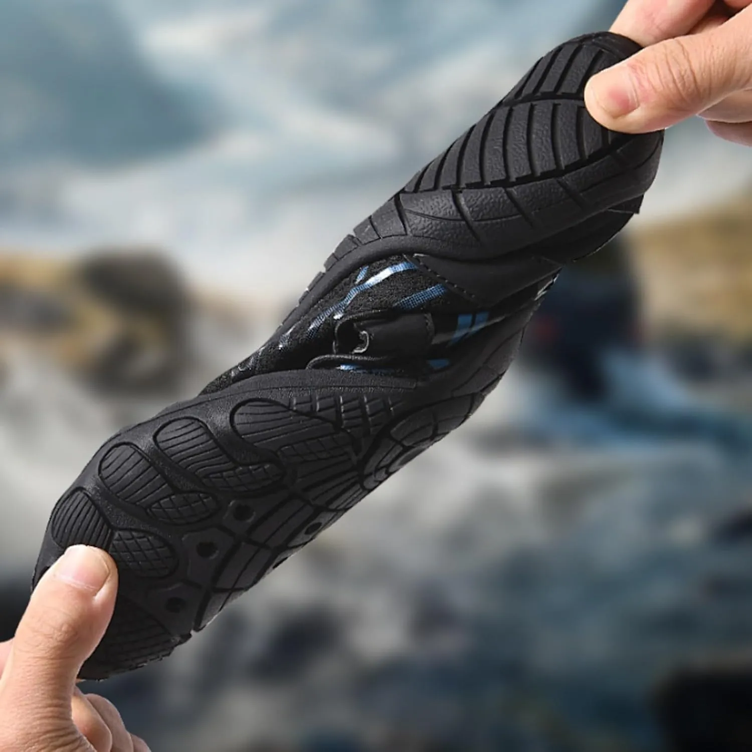 Hiking Water Shoes for Women Men Barefoot Shoes Women Walking Quick-Dry Aqua Sock Breathable Wide Toe Non-Slip Hiking Shoe Lightweight Sport Beach Footwear for Swim Pool Kayaking Diving Surfing