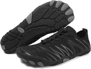 Hiking Water Shoes with Arch Support for Women Walking Wide Width Grounded Footwear for Women Men with Neuropathy Wide Toe Box Sneakers Non-Slip Diabetic Shoe Quick-Dry Waterproof Unisex