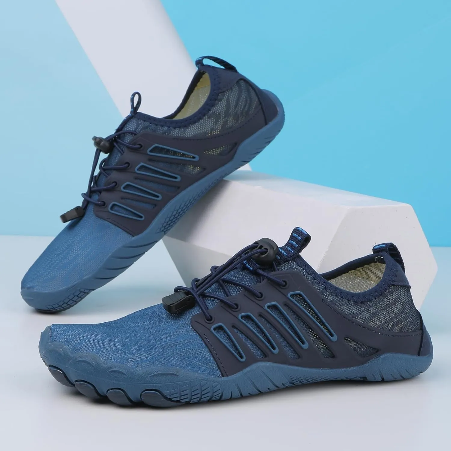 Hiking Water Shoes with Arch Support for Women Walking Wide Width Grounded Footwear for Women Men with Neuropathy Wide Toe Box Sneakers Non-Slip Diabetic Shoe Quick-Dry Waterproof Unisex
