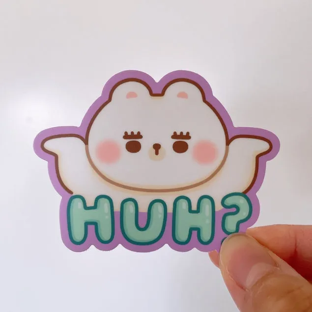 Huh? Bear Sticker
