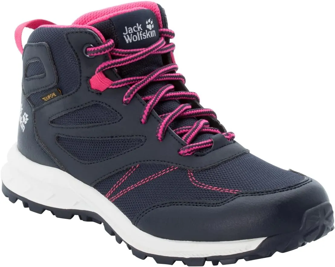 Jack Wolfskin Unisex-Child Woodland Texapore Mid Hiking Shoe Boot